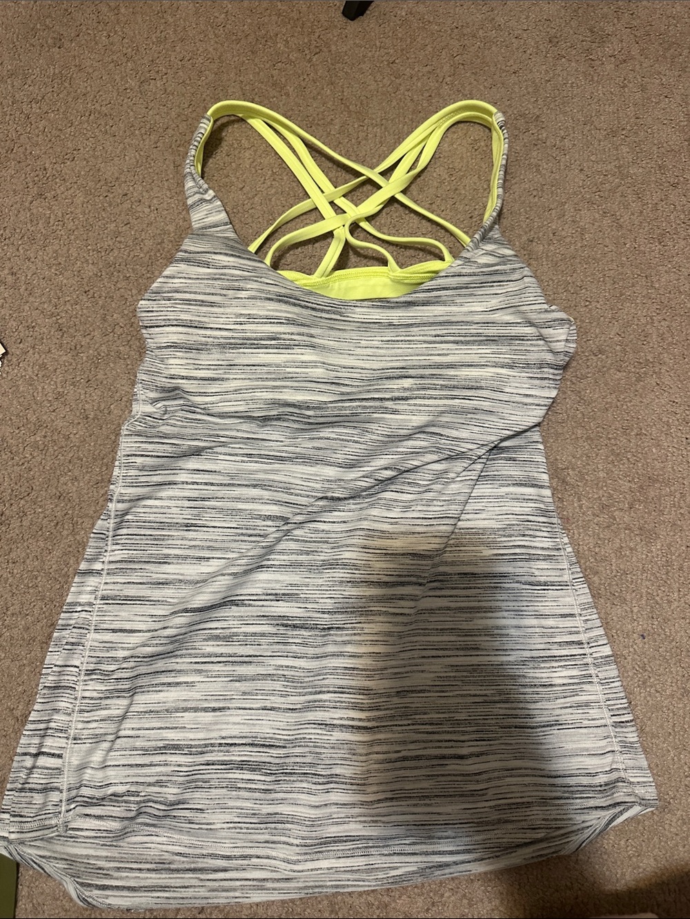 Lululemon Slay the Studio 2-in-1 Tank Top with a built-in sports bra